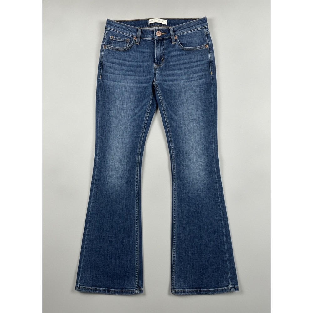 Levis 524 Too Superlow Bootcut Jeans Dark Wash Blue Denim Womens Size 3M 1544